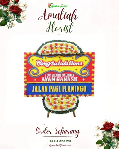 Bunga Papan Congratulation di Wek Ii